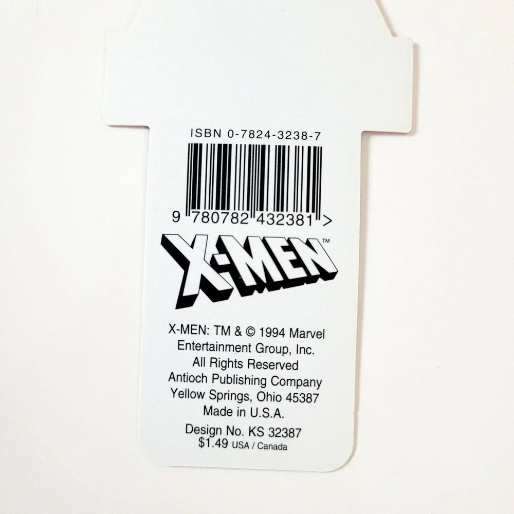 Vintage 90s X-Men Jubilee Bookmark die-cut Marvel Girl USA 1994 Antioch KS 32387